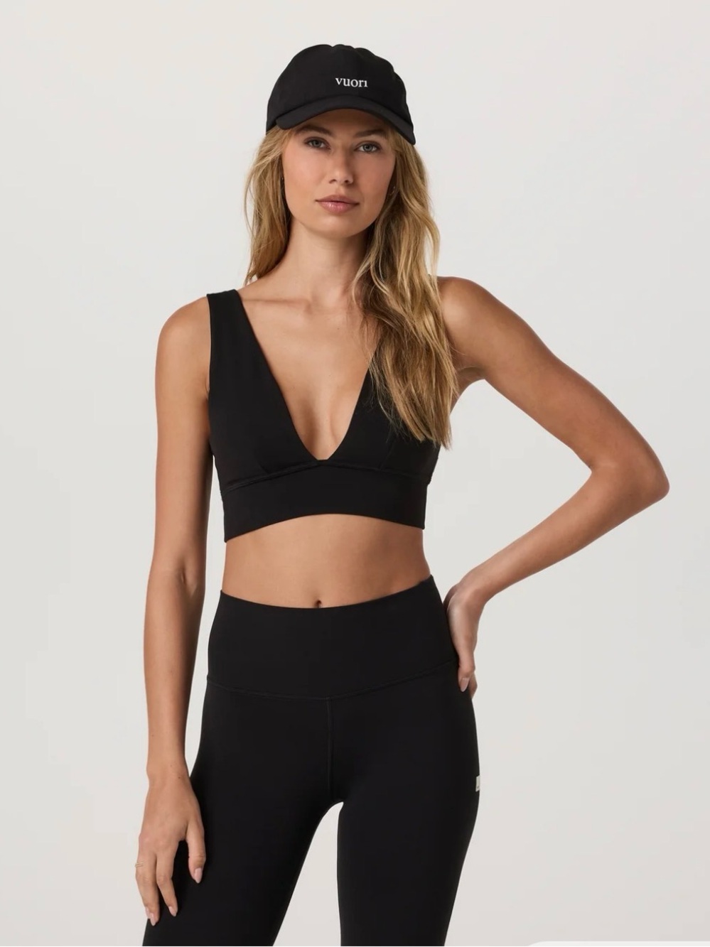 Vuori Light Blue AllTheFeels Triangle Bra